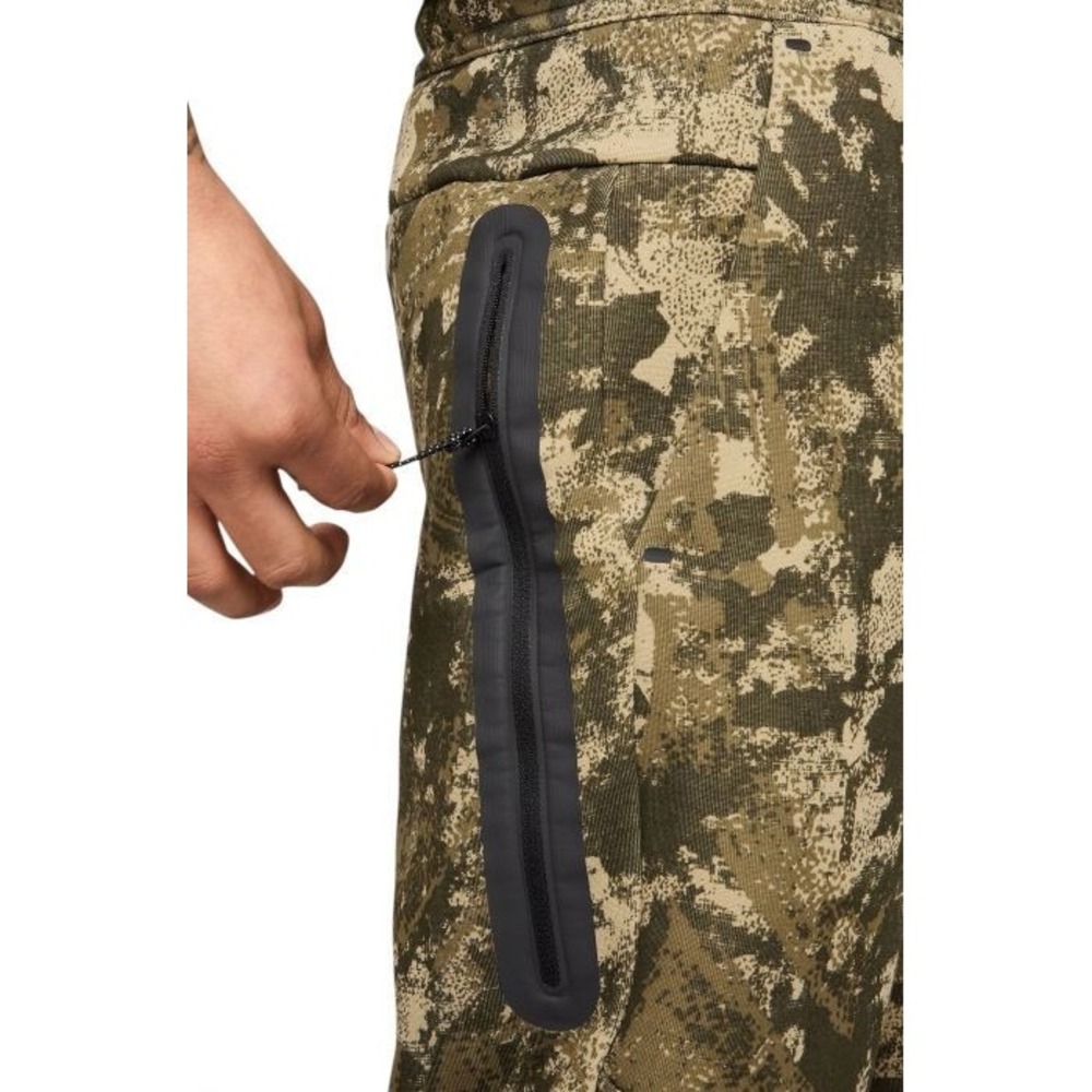 Nike Jogger Pants Green Camo Slim Fit Men's Small Zip‎ Pockets HV5053-276 NEW - Picture 7 of 10
